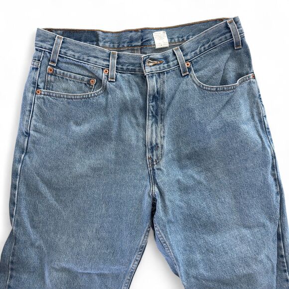 Levi's 550 Relaxed Fit Jeans Mens 36 x 29 Blue 100% Cotton Denim Levis - Picture 3 of 6